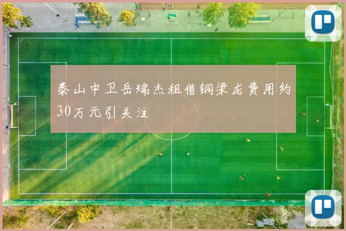 泰山中卫岳瑞杰租借铜梁龙费用约30万元引关注