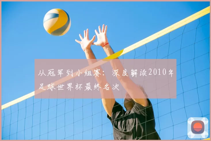 从冠军到小组赛:深度解读2010年足球世界杯最终名次