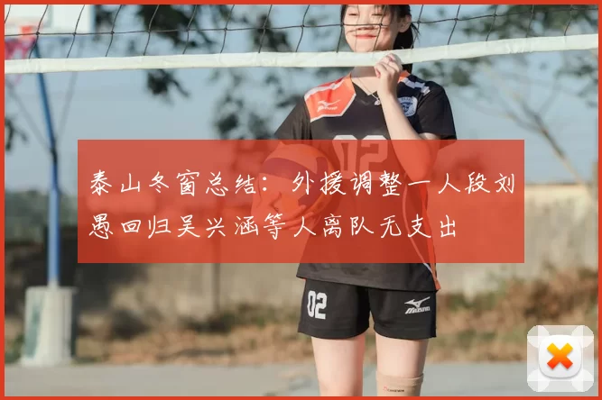 泰山冬窗总结:外援调整一人段刘愚回归吴兴涵等人离队无支出