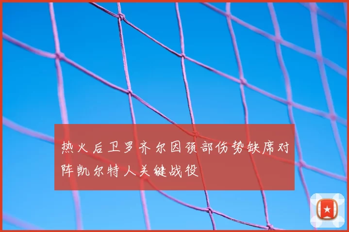 热火后卫罗齐尔因颈部伤势缺席对阵凯尔特人关键战役