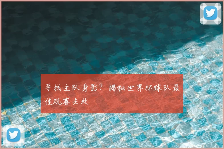 寻找主队身影？揭秘世界杯球队最佳观赛去处